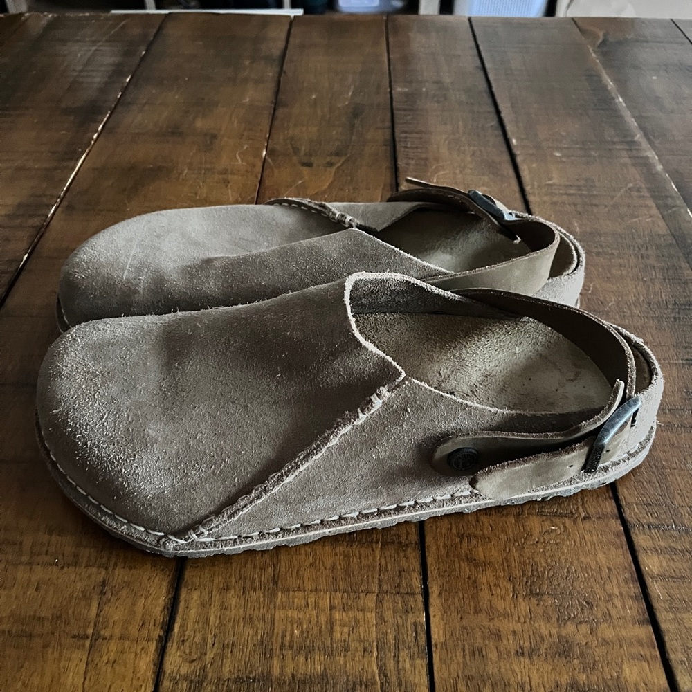 Birkenstock Tan Suede Loafers